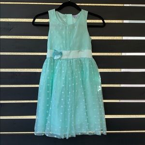 Teal dress, size 10 newberry. Worn once